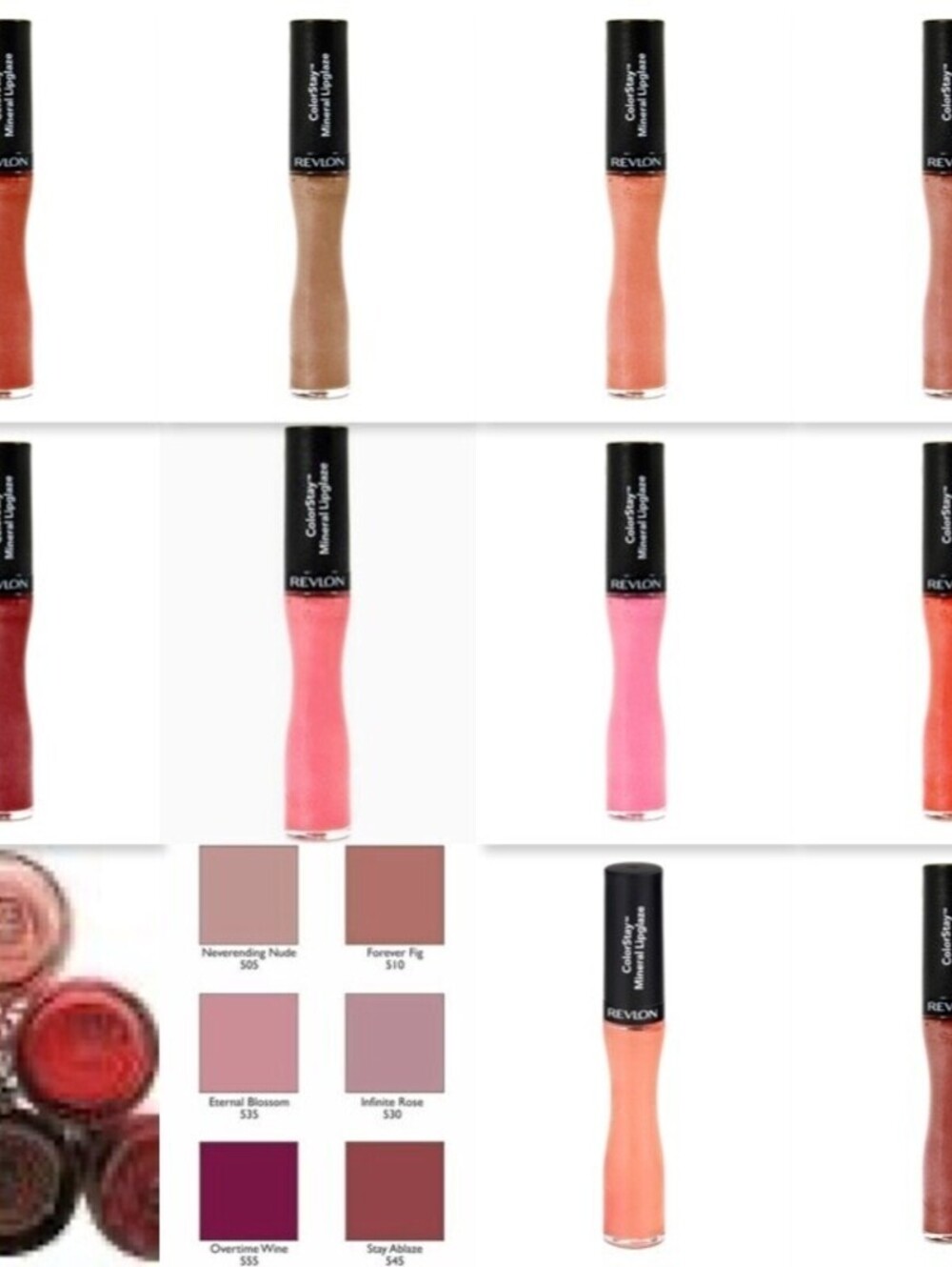 NEW Revlon Colorstay Mineral Lipglaze Lipstick SEALED